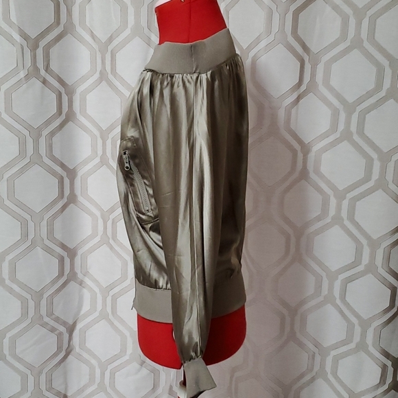 🔥host pick🔥 silk off the shoulder jacket - Picture 2 of 7